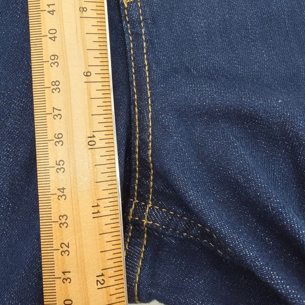 Old Navy High-Rise Straight Jeans Dark Wash Denim Women's Size 14 NWT - Picture 12 of 13